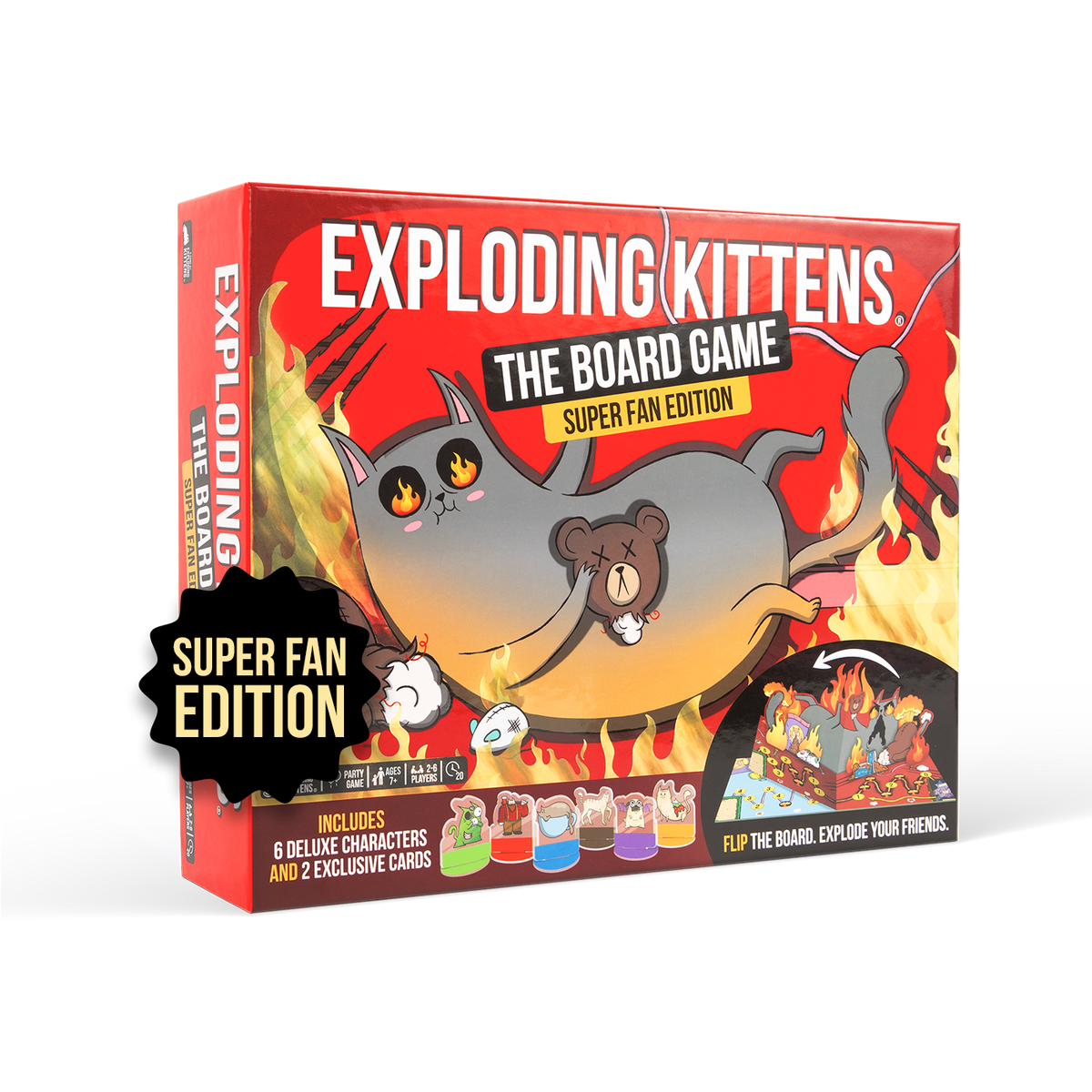 Exploding Kittens: The Board Game (Super Fan Edition)