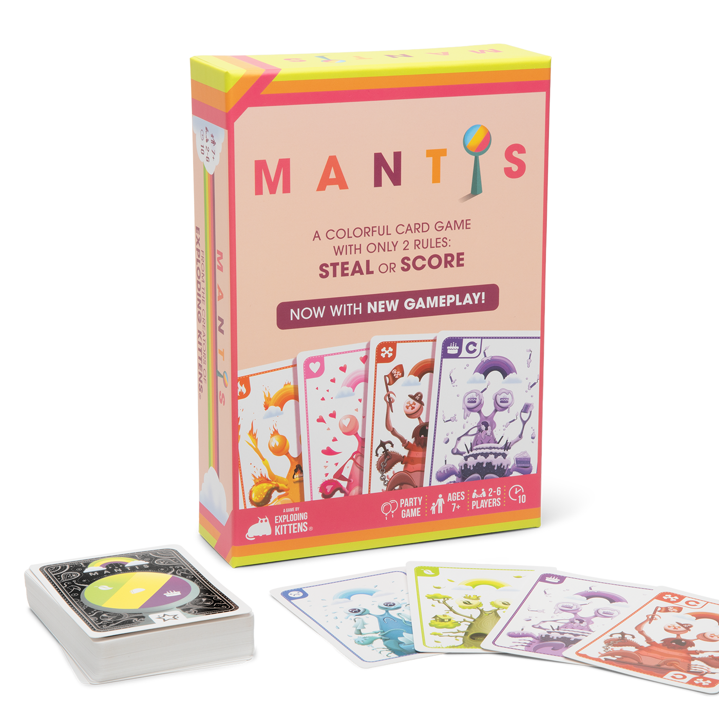 Mantis | A Colorfully Cutthroat Card Game | Exploding Kittens Mantis | A Colorfully Cutthroat Card Game | Exploding Kittens