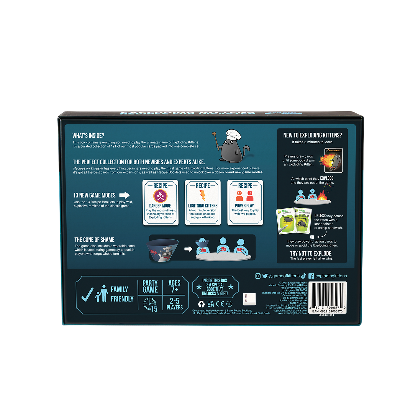 Exploding Kittens: Recipes for Disaster