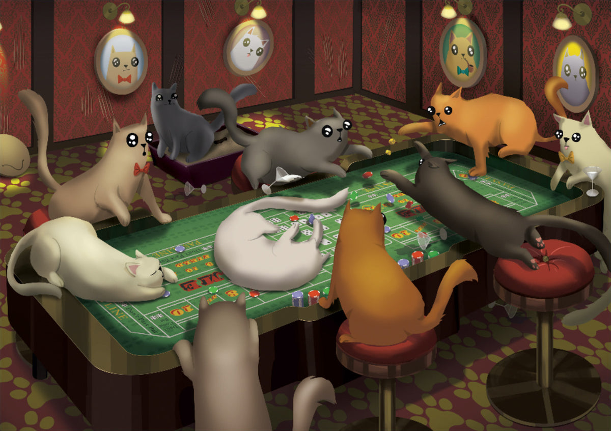 Cats Playing Craps