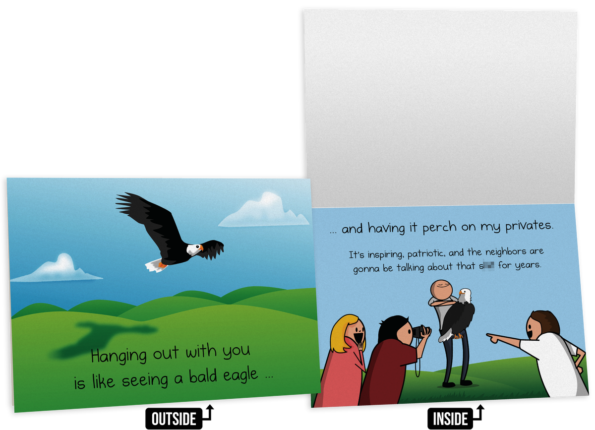 Bald Eagle - NSFW Friendship Card