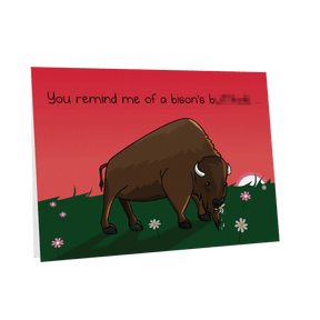 Bison - NSFW Friendship Card