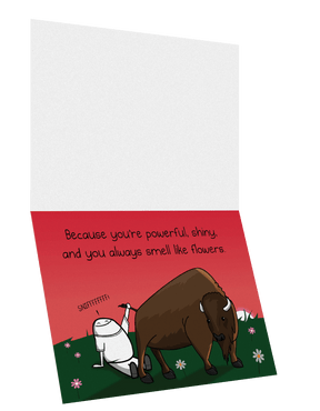 Bison - NSFW Friendship Card