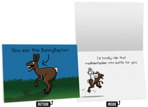 BunnyRaptor - NSFW Friendship Card