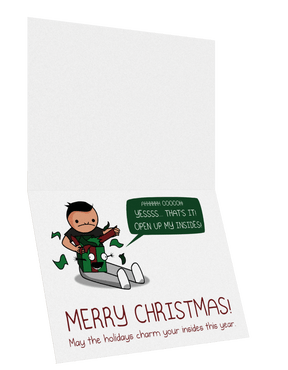 Creepy Present - Holiday Card