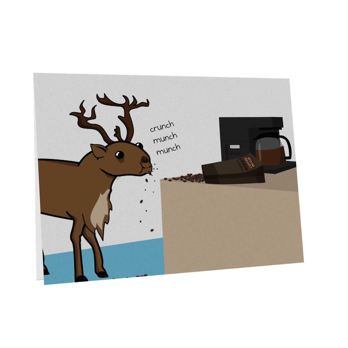 Reindeer Coffee - NSFW Holiday Card