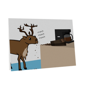 Reindeer Coffee - NSFW Holiday Card