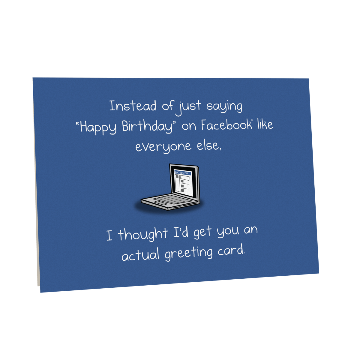 Facebook Panda - NSFW Birthday Greeting Card
