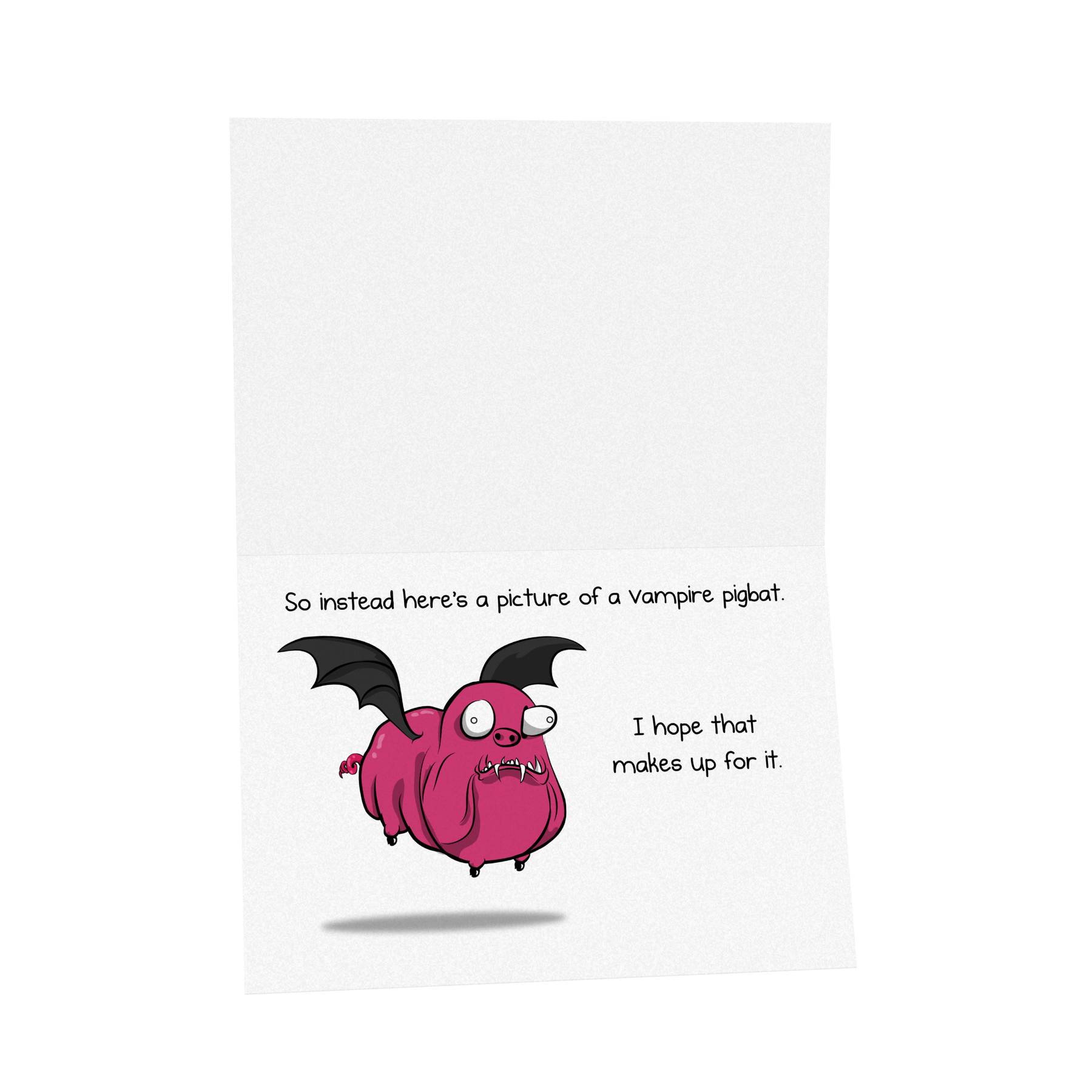 Pigbat - Birthday Greeting Card