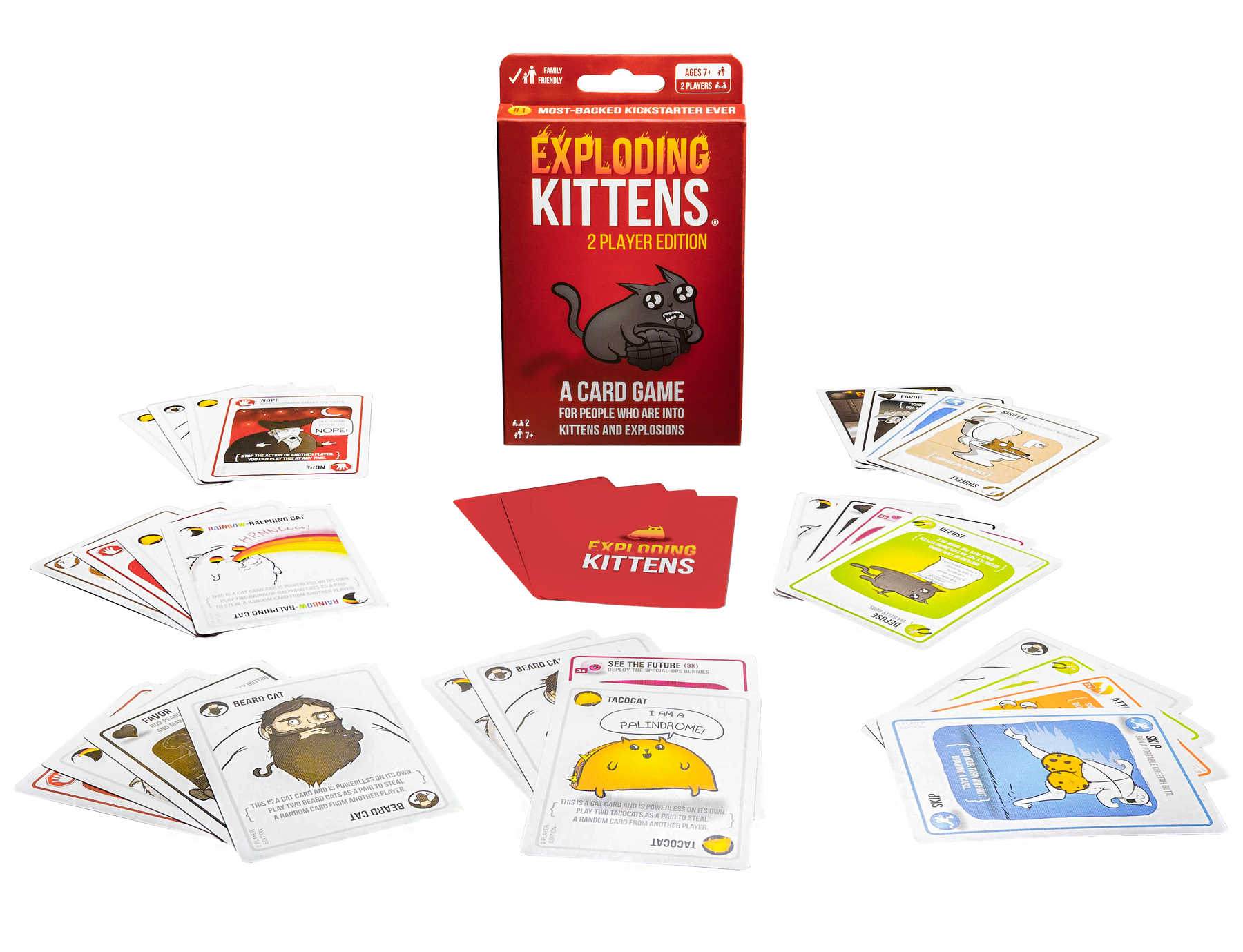 Exploding Kittens 2-Player Edition