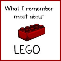 What I remember most about LEGO bricks