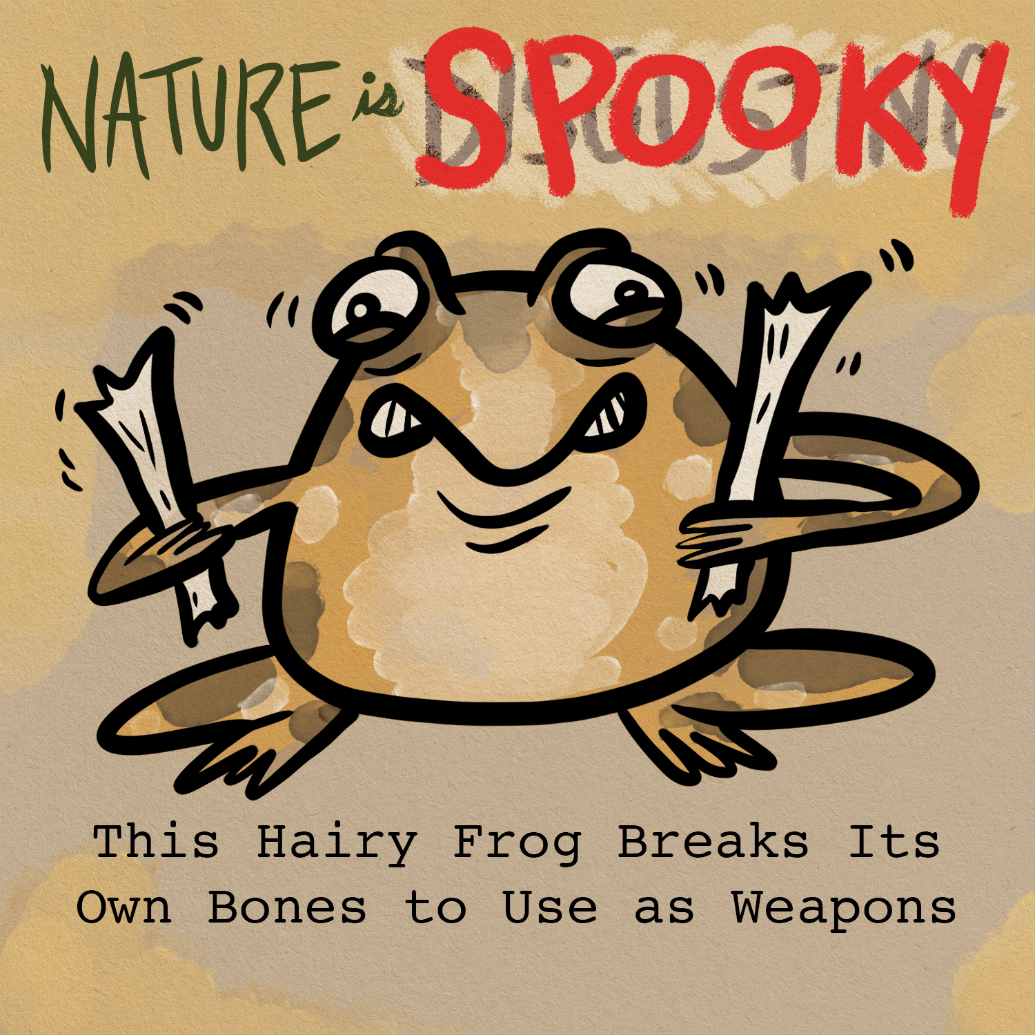 Nature is Spooky: This Frog Breaks Its Own Bones to Use as Weapons