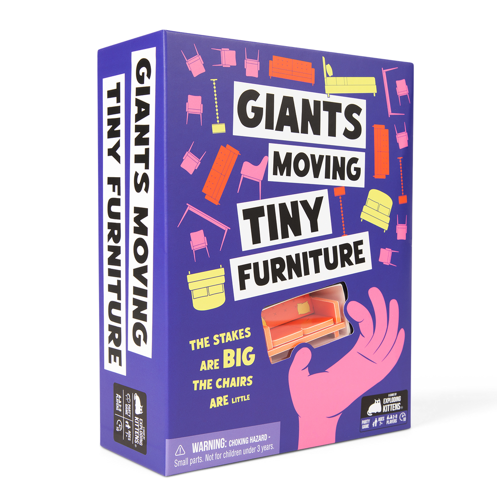 Exploding Kittens Giants Moving Tiny Furniture