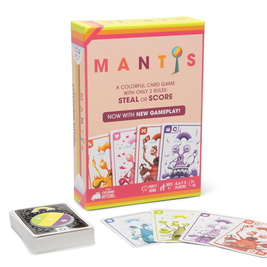 Mantis | A Colorfully Cutthroat Card Game | Exploding Kittens