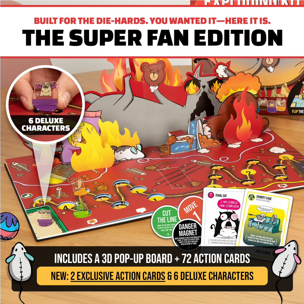 Exploding Kittens: The Board Game (Super Fan Edition)