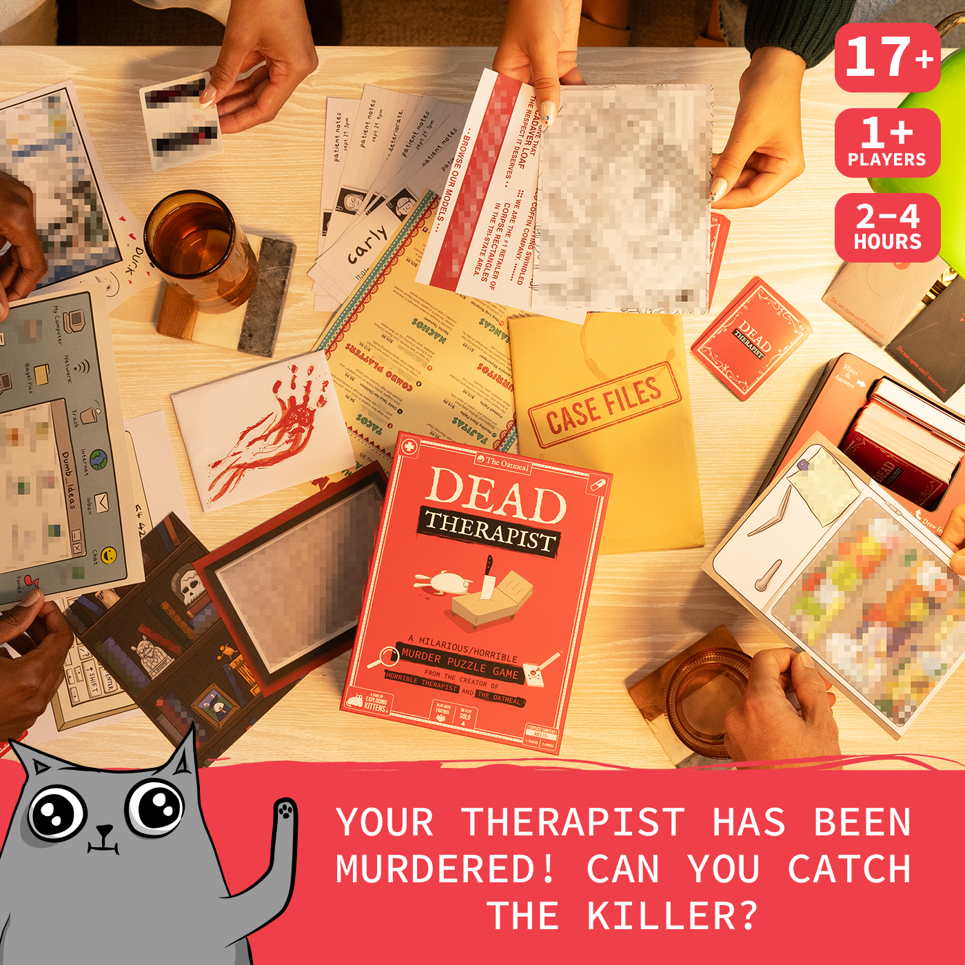 Dead Therapist, a murder-puzzle game: your therapist is dead, can you catch the killer? 