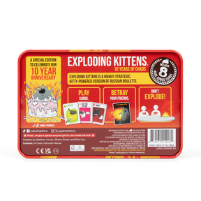 Exploding Kittens: Original Edition (10th Anniversary Tin Edition)