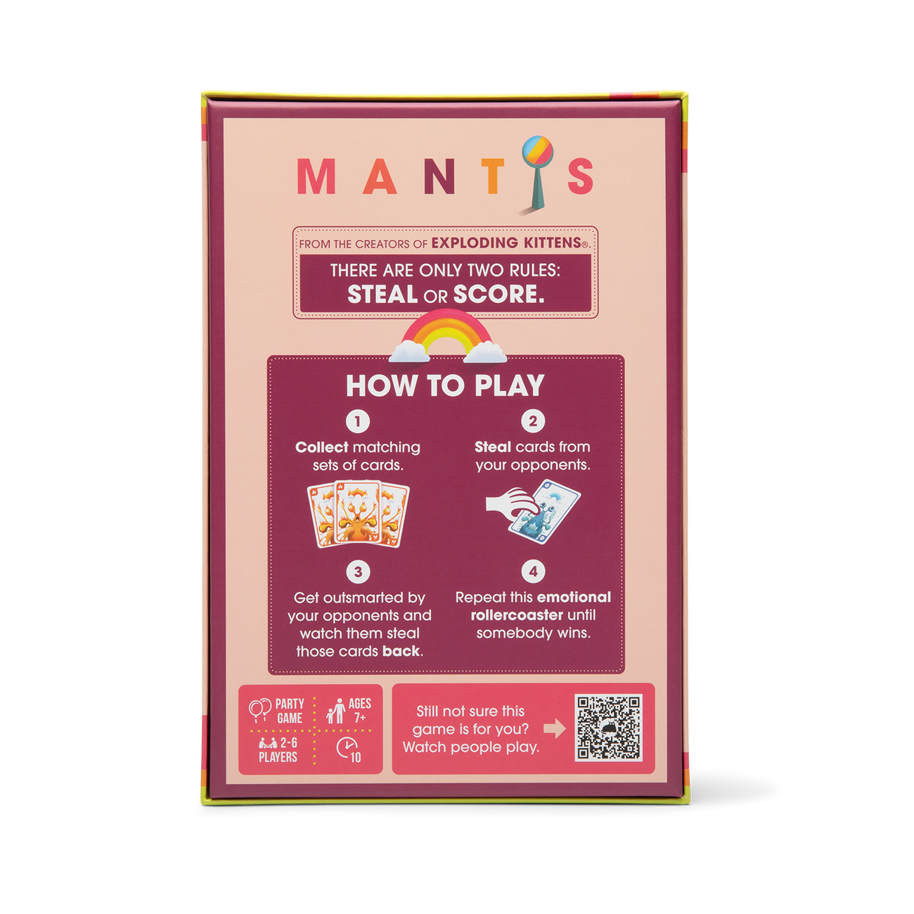Mantis | A Colorfully Cutthroat Card Game | Exploding Kittens