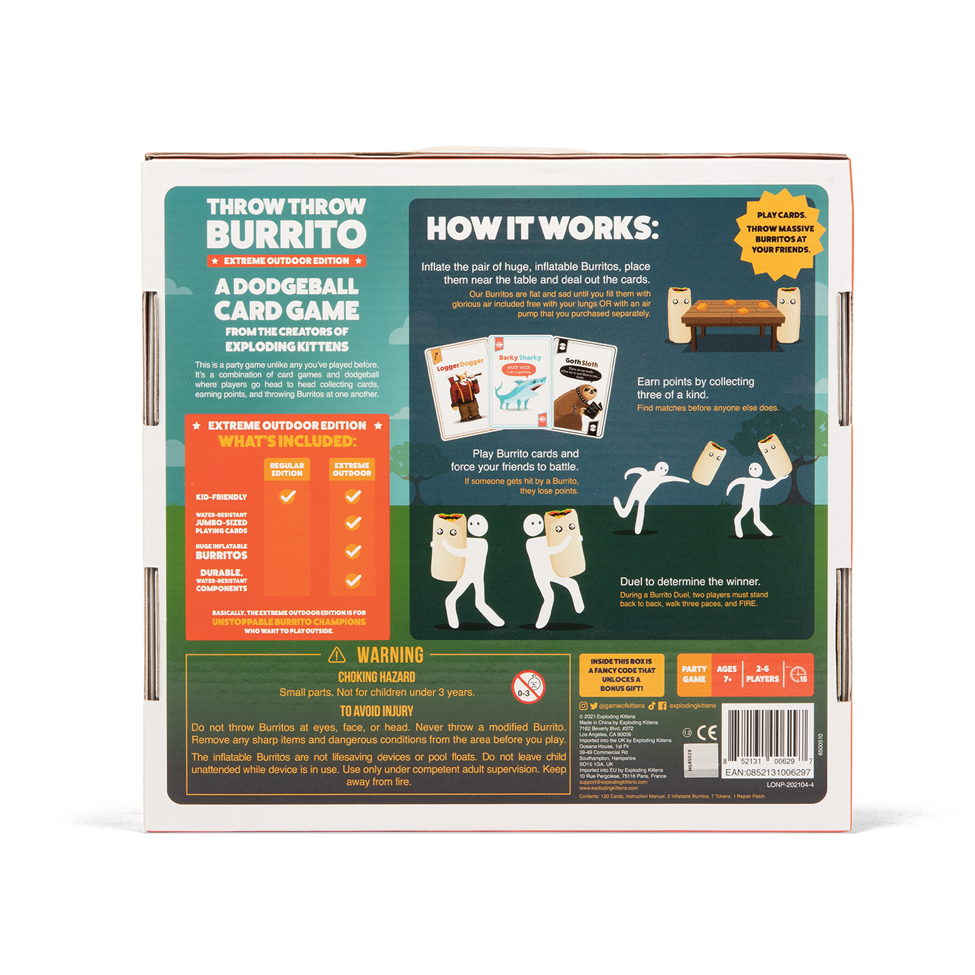 Throw Throw Burrito: Extreme Outdoor Edition