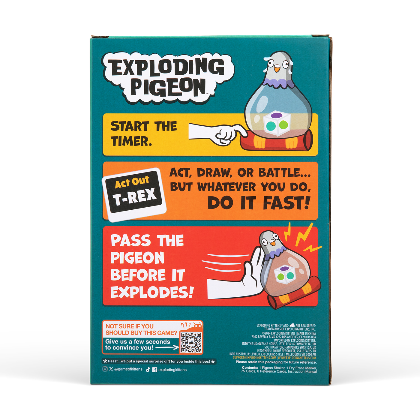 Exploding Pigeon