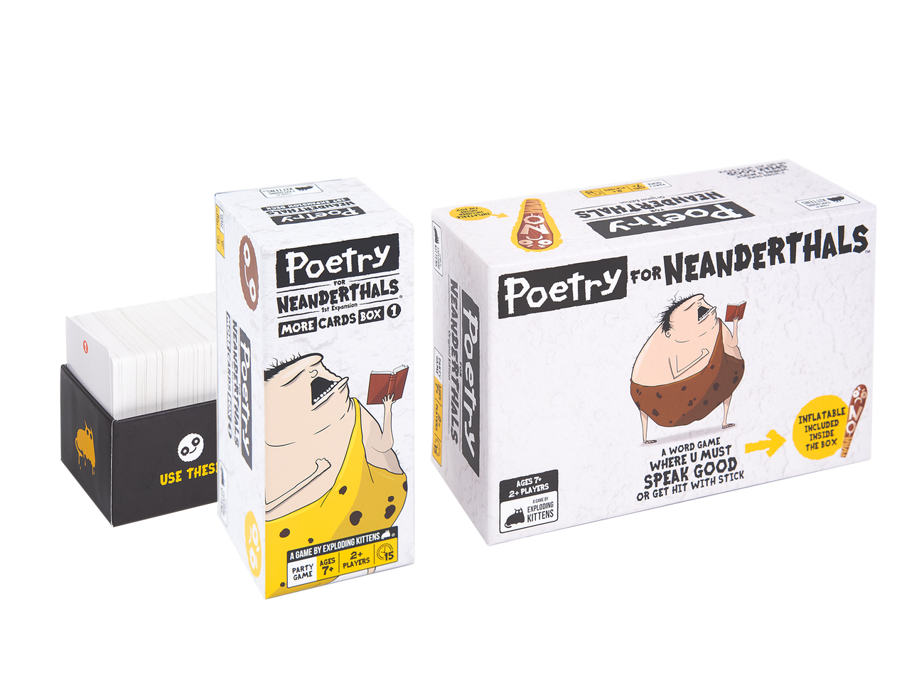 Poetry for Neanderthals Bundle | Game Night Bundle | Exploding Kittens