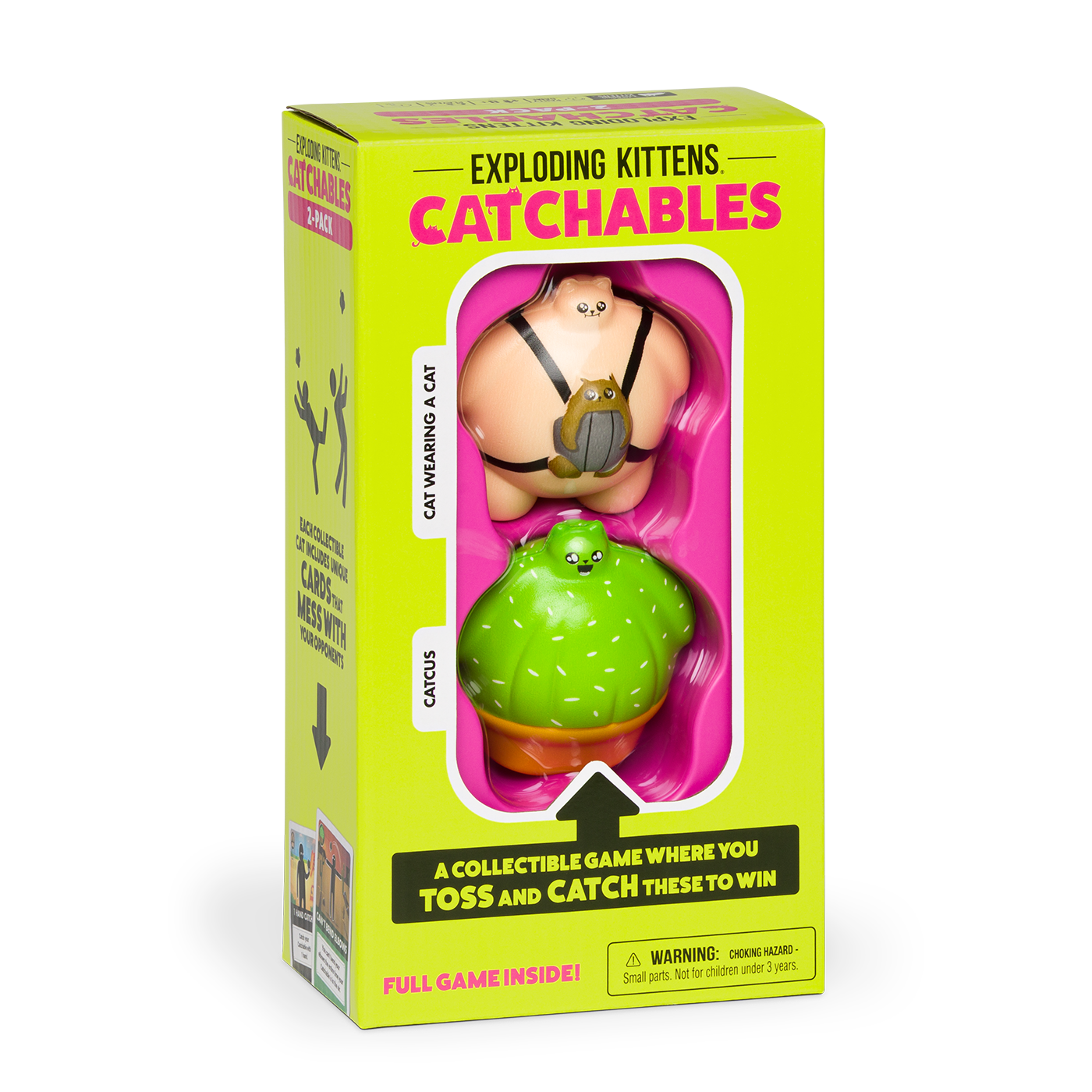 Catchables 2-Pack #2 (Cat-wearing-a-cat & Catcus)