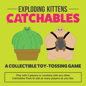 Catchables 2-Pack #2 (Cat-wearing-a-cat & Catcus)