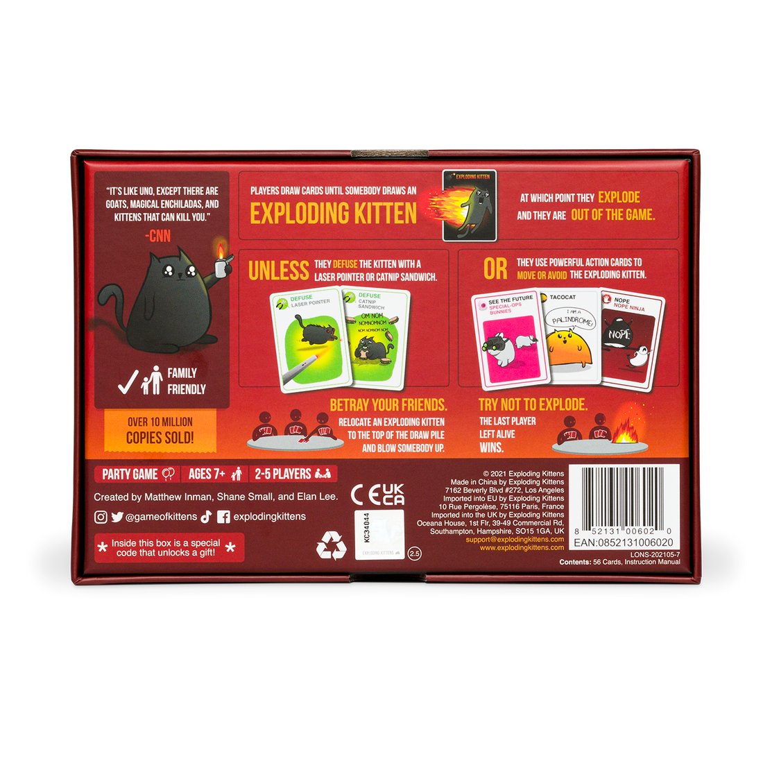 Exploding Kittens Original Edition | Card Game