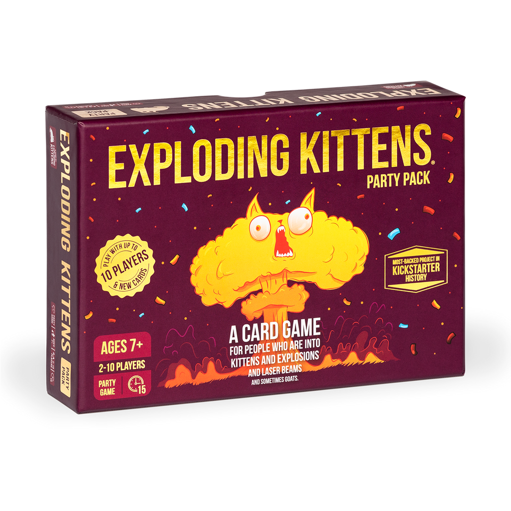 best card sleeves for exploding kittens Exploding Kittens: Party Pack Edition