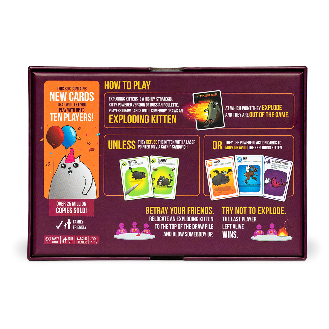 Exploding Kittens Party Pack Edition | Party Card Game | Exploding Kittens