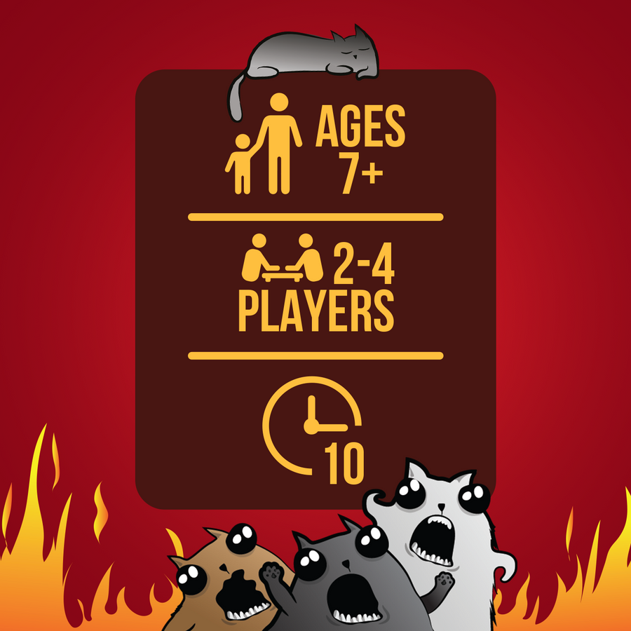Exploding Kittens Alternative Games Exploding Kittens Original: Grab & Game Edition