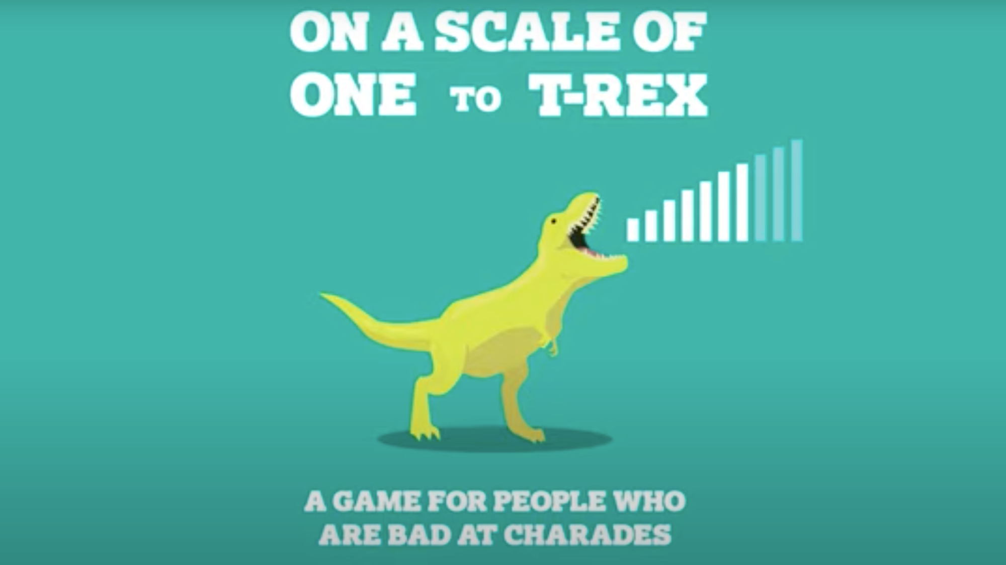 On a Scale of One to T-Rex, Party Card Game