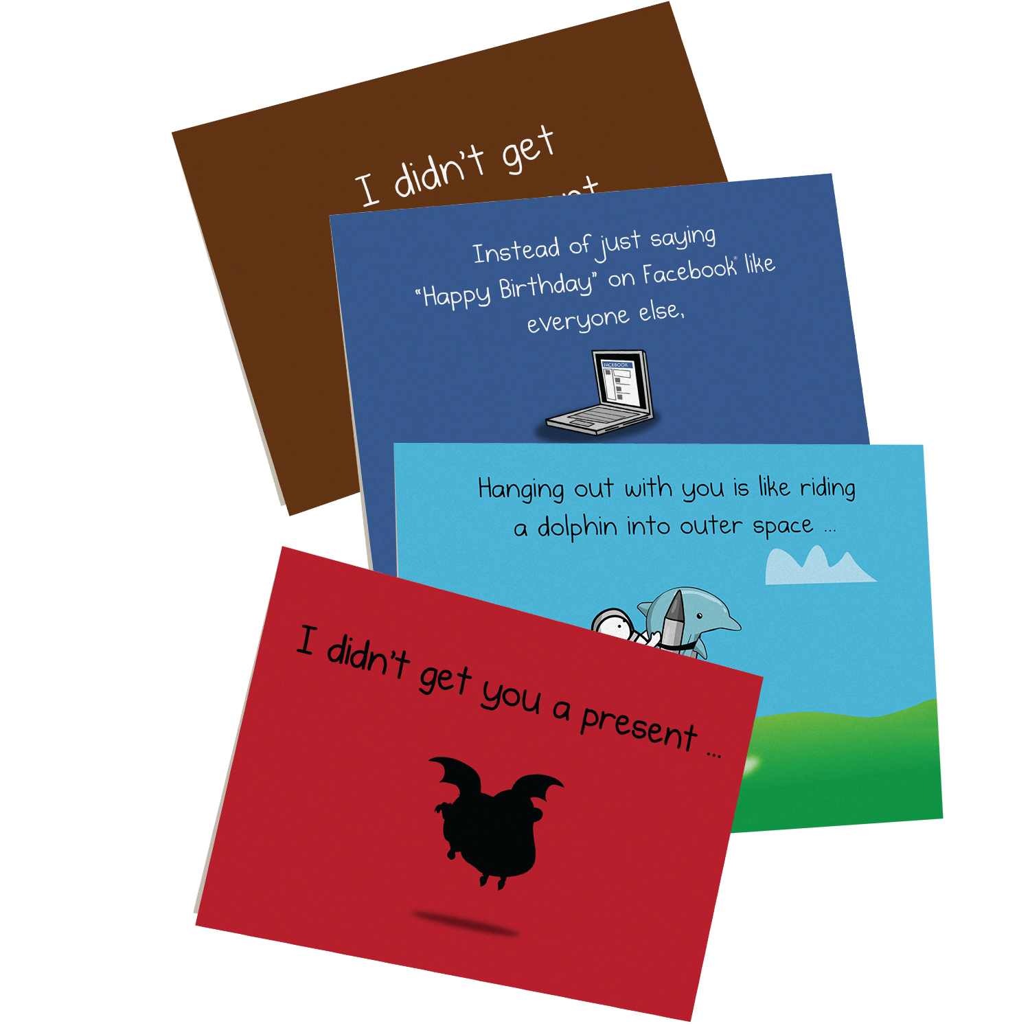 NSFW Birthday Cards Vol. B - 4 pack