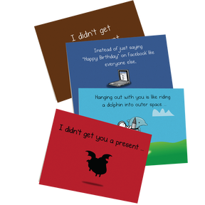 NSFW Birthday Cards Vol. B - 4 pack