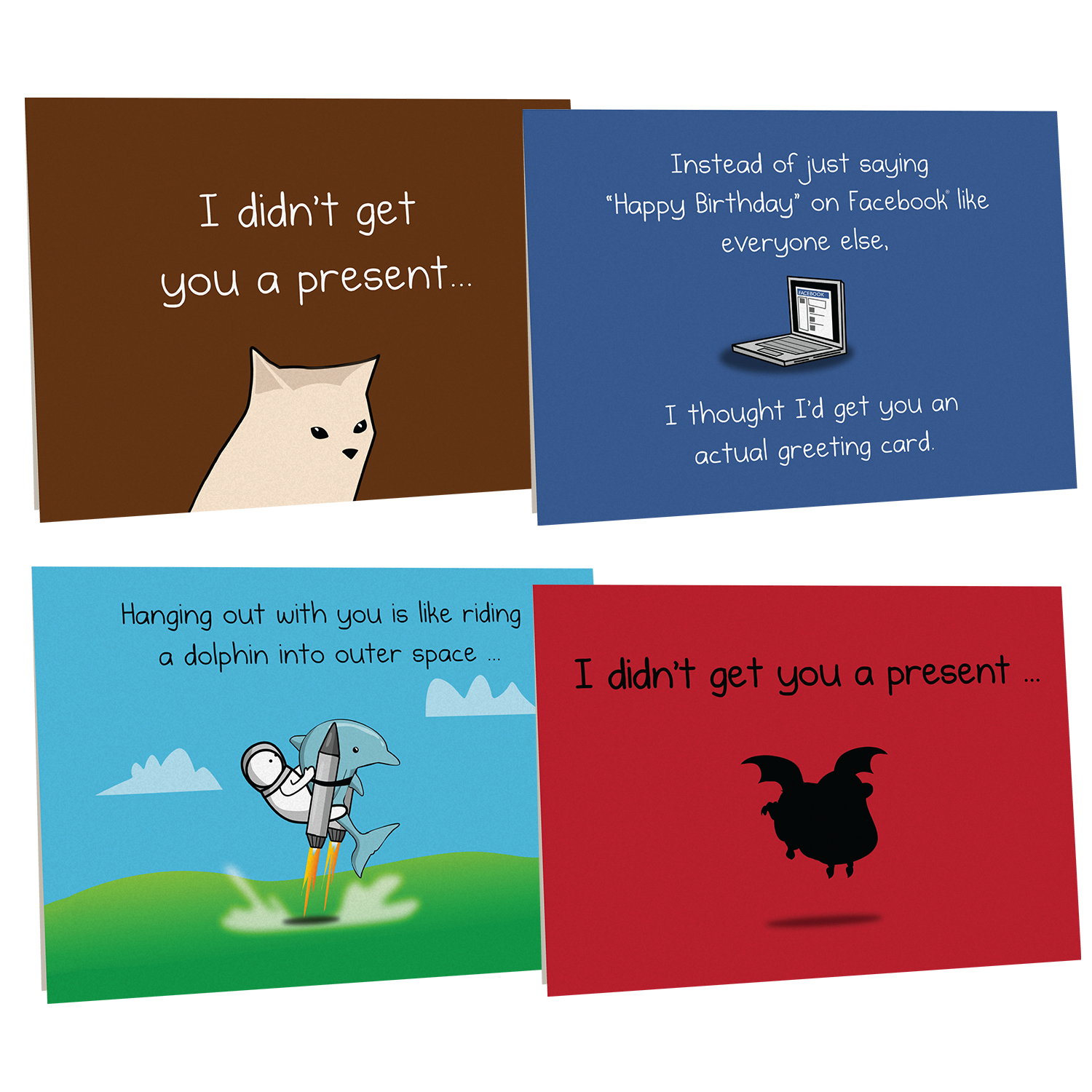 NSFW Birthday Cards Vol. B - 4 pack