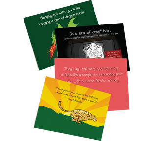 NSFW Love & Friendship Cards Vol. A - 4 pack