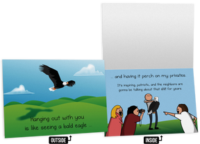 Bald Eagle - NSFW Friendship Card
