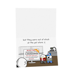 Canadian - Birthday Greeting Card