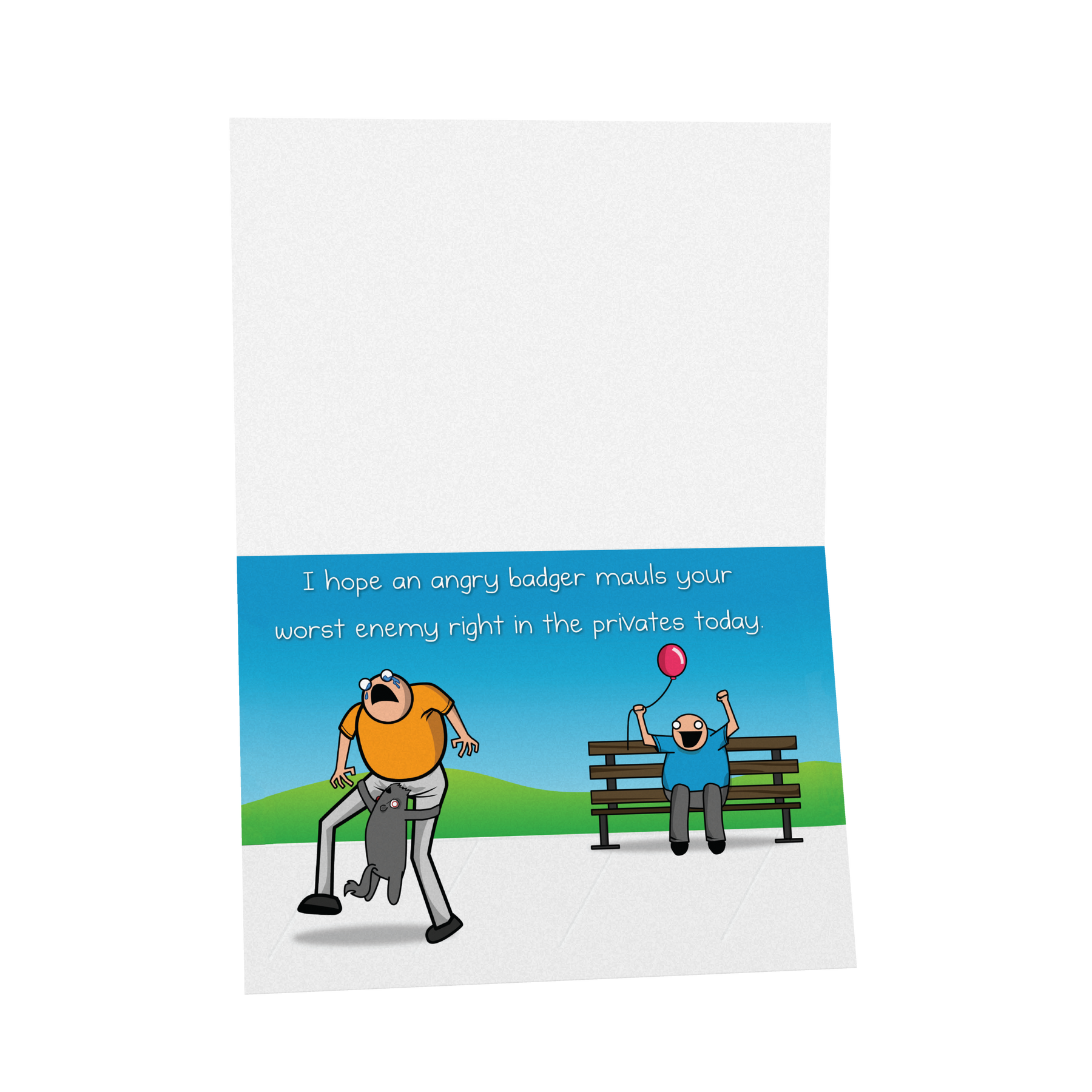 Badger - NSFW Birthday Greeting Card