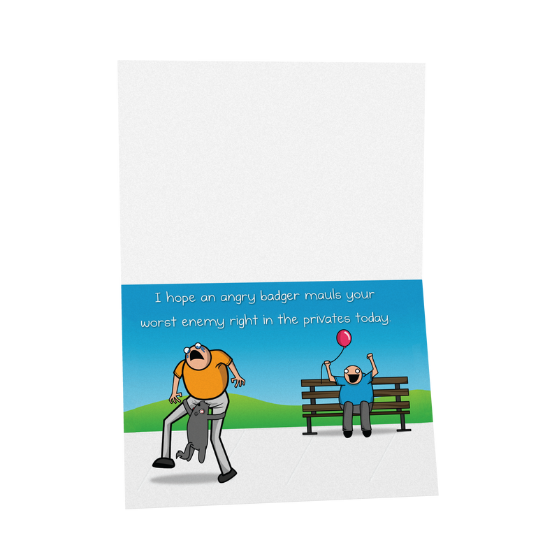Badger | NSFW Birthday Greeting Card | Exploding Kittens