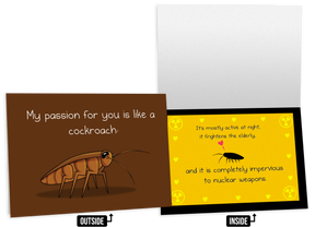 Cockroach - NSFW Love & Friendship Greeting Card