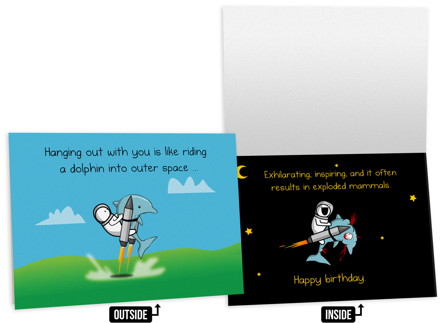 NSFW Birthday Cards | Vol. B - 4 pack | Exploding Kittens