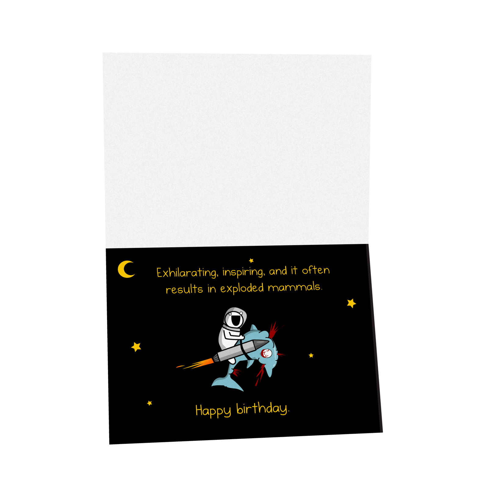 Dolphin Space | NSFW Birthday Greeting Card | Exploding Kittens