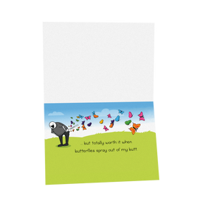 Caterpillar - NSFW Love & Friendship Greeting Card