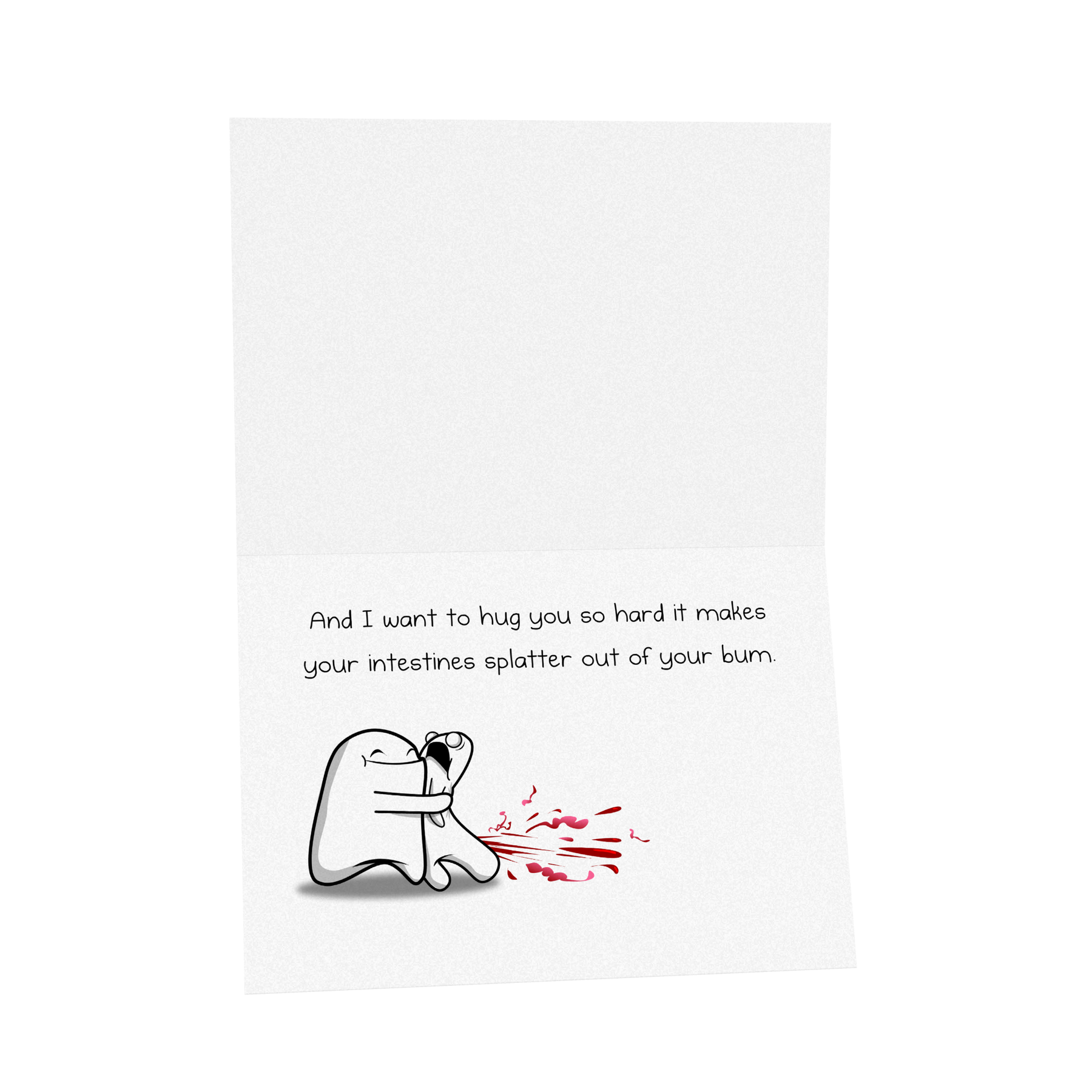 Splatter - NSFW Love & Friendship Greeting Card