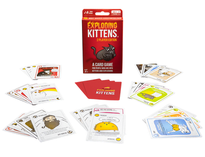 Exploding Kittens 2 Player Edition | Travel Friendly Card Game ...