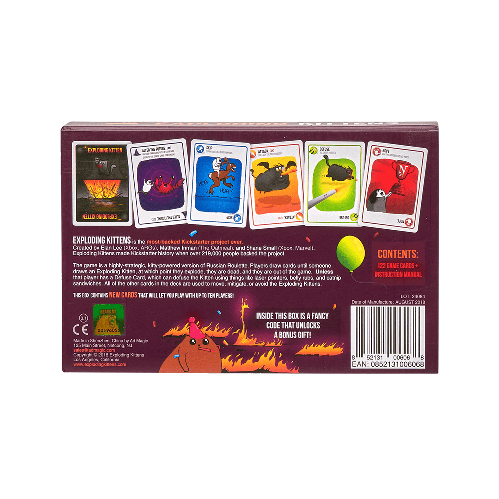 Exploding Kittens Party Pack Edition | Party Card Game | Exploding Kittens