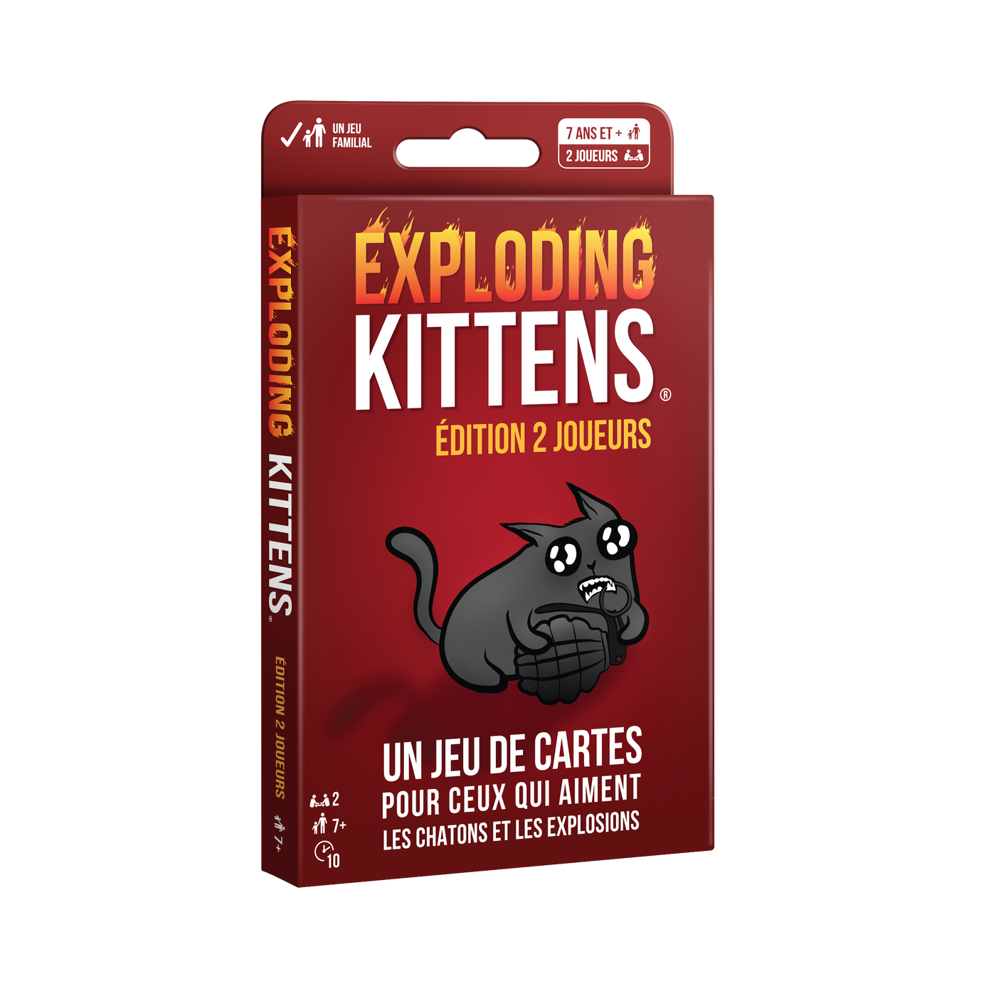 Exploding Kittens 2 Player Edition | Travel Friendly Card Game ...