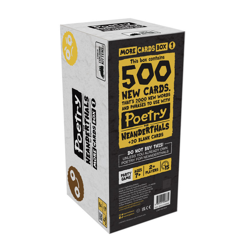 Poetry for Neanderthals Bundle | Game Night Bundle | Exploding Kittens