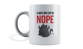 Exploding Kittens Nice Big Cup of Nope Mug Front
